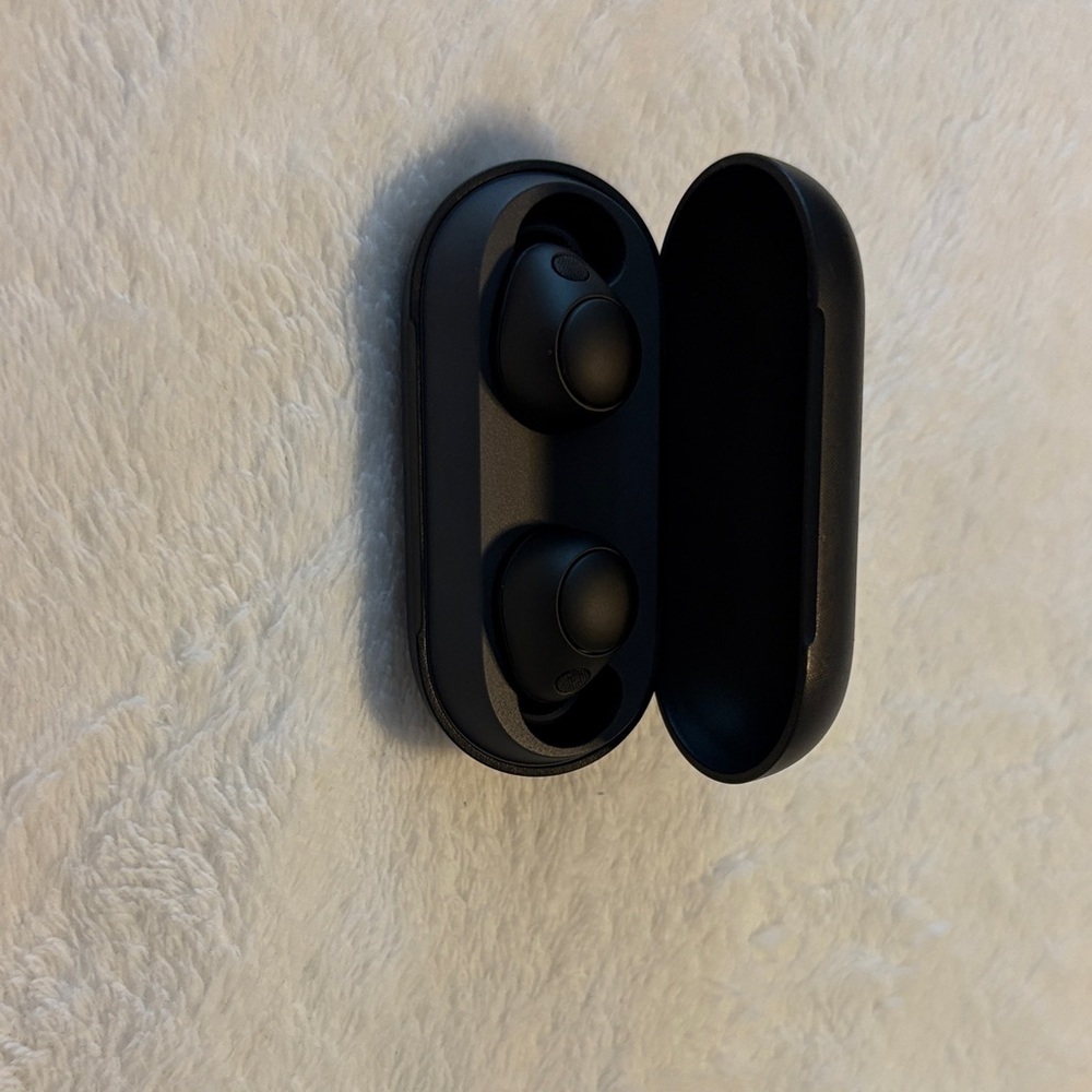 Sony Black Wireless Earbuds with Charging Case